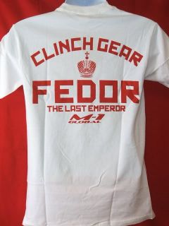 Fedor Emelianenko Clinch Gear Strikeforce White T Shirt