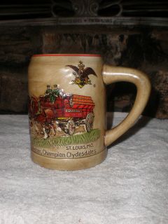  Budweiser First in Collection Christmas Holiday Stein Mug CS19