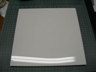 White Acrylic Plexiglass Plastic Sheet 1 8 x 12 1 4 x 12 1 4 w