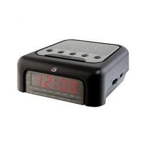GPX Am FM Alarm Clock Radio Snooze Black Backup New
