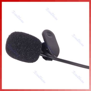  Free Clip On Mini Lapel Mic Microphone For PCNotebook Laptop Black