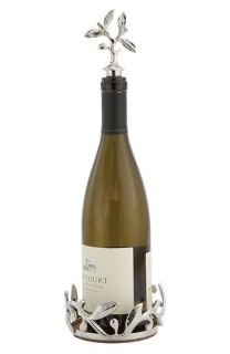 Michael Aram Vine Wine Bottle Coaster & Stopper Set