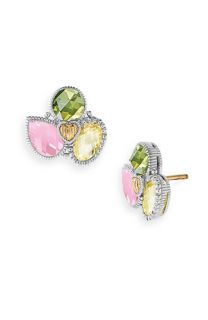 Judith Ripka Prism Cluster Stud Earrings