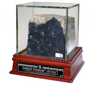 Yankee Stadium Authentic Piece of Black w/ Glass Display Case