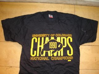 New Colorado Buffaloes 1990 National Champions T Shirt
