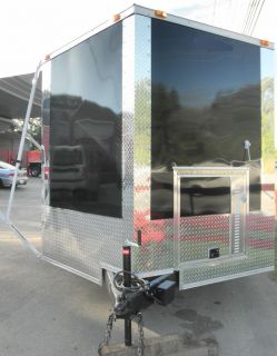 New 8 5 x 24 Concession Smoker Trailer with Smoker Deck