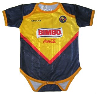 Club America Aguilas Soccer Bodysuit Baby Infant 12 Mon