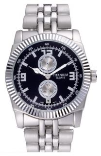 Titanium Oversized Watch