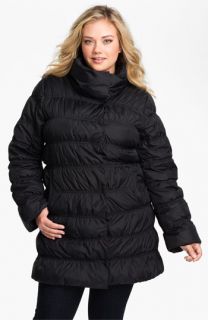 Eileen Fisher Quilted Down Jacket (Plus)