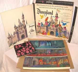 1960 Colorforms Disneyland Play Set DAMAGED BOX