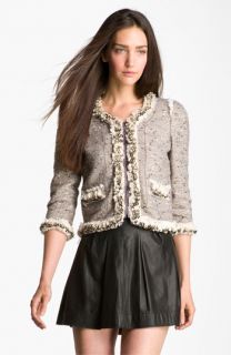 Rebecca Taylor Sequin Tweed Jacket
