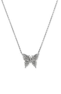 Lois Hill Small Butterfly Pendant Necklace