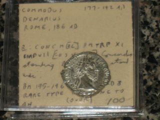  Commodus 177 192 Ad AR Denarius