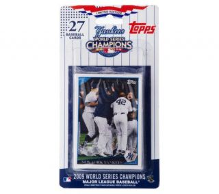 2009WorldSeries Champions NY Yankees 27 Card Set with MVP Card