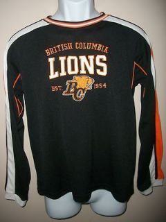 Youth Lions British Columbia Lions CFL Football Jersey Stitched Emblem