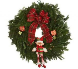 Delivery Week 11/19 Fresh Balsam Holiday Wreath by Valerie —