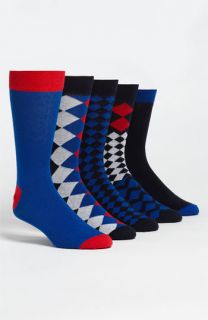 Topman Multi Pattern Socks (5 Pack)
