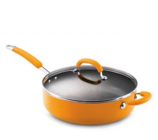 Rachael Ray 6 Qt Covered Deep Saute with HelperHandle —