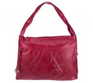 Hobo Vintage Leather Betty Hobo with Twisted Shoulder Strap — 