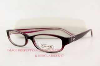 Brand New Coach Eyeglasses Frames 2012 Gwendolyn Plum 100 Authentic