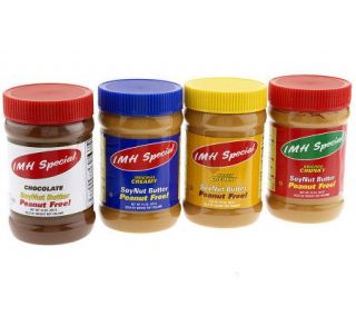 Special (4) 15 oz. Jars Nut Free SoyNut Butter Sampler — 