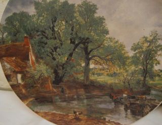 John Constable Plate Hay Wagon Farm Germany Painting