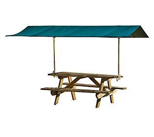 ShelterLogic Quick Clamp Canopy w/ Green Cover —