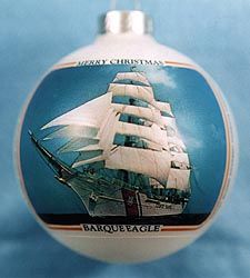 US Coast Guard Cutter Gallatin Ltd Ed Christmas Collectible Ornament