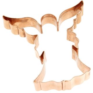Old River Road Angel Shaped Cookie Cutter Biscuit Mold Jello Copper