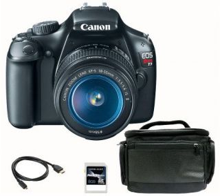 Canon EOS Rebel T3 DSLR Camera with 18 55mm Lens & Accessories