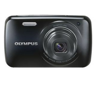 Olympus 14 MP 5x Zoom Digital Camera w/ 4 GB SD Card & Camera Case 