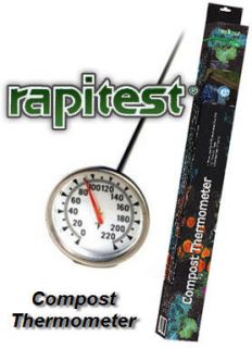 Rapitest 1635 Compost Thermometer Temperature Gauge