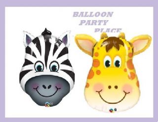 Fun Birthday Party Baby Shower Decorations Jungle Safari Zebra Giraffe