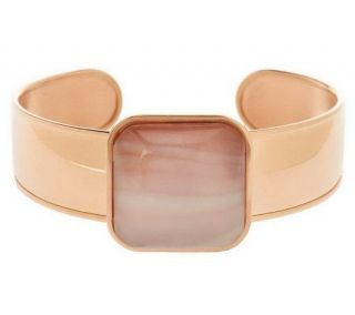 Honora Mother of Pearl Doublet Bold Cushion Bronze Ring —
