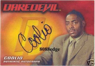 Daredevil Movie Autograph Auto Card Coolio as Daunte Jackson Rapper