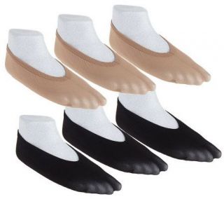 Dream Soles Set of 6 Pair Padded Sole Foot Covers —