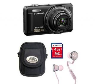 Olympus 14MP 12.5X Opt. Zoom Camera Kit with Beats Headphones