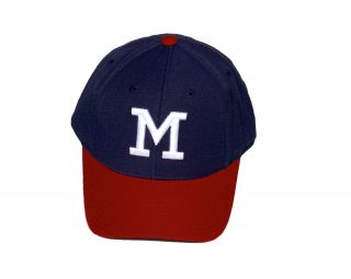  Milwaukee Braves Fitted Baseball Cap Cooperstown Collection