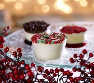 Juniors (18) Holiday Mini Swirl Cheesecake & LayerCakeSample
