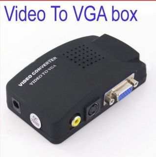 Video s Video AV TV to PC Laptop VGA Converter Box BTV