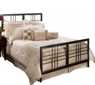 Hillsdale House Tiburon Queen Bed   Magnesium Pewter Finish — 