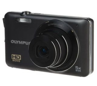 Olympus 14MP 5X Optical Zoom HD Movie Mode Digital Camera with 