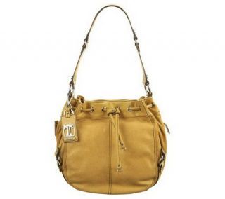Tignanello Vintage Leather Drawstring Bag —