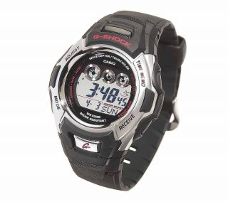 Casio Atomic G Shock Solar Watch with Black Resin Band   J102027