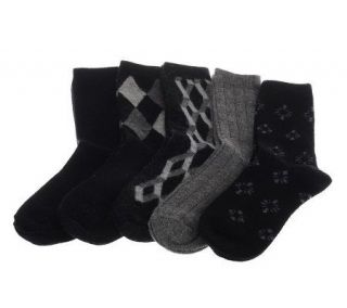 Passione Angelico Set of 5 Cashmere Blend Crew Socks —