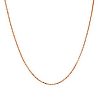 18K Rose Gold Plated Sterling 16 Coreana Chain —