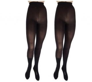 Bootights Set of 2 Tights w/ Calf Length Socks —