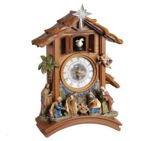 Animated Cuckoo Clock with Nativity by Roman —