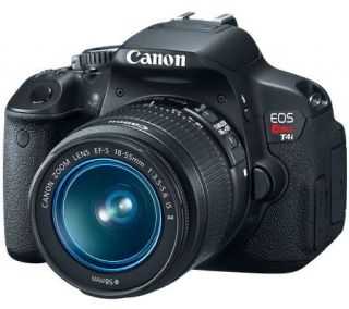 Canon EOS Rebel T4i DSLR Camera & 18 55mm LensKit —
