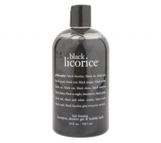philosophy black licorice 3 in 1 shower gel 24 oz. —